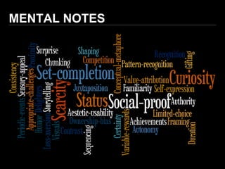 MENTAL NOTES EMERCE #CONVERSION . @PIETERJ 