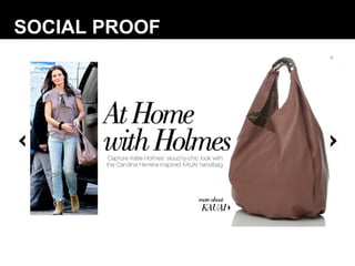 SOCIAL PROOF EMERCE #CONVERSION . @PIETERJ 