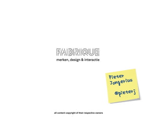 EMERCE #CONVERSION . @PIETERJ all content copyright of their respective owners 