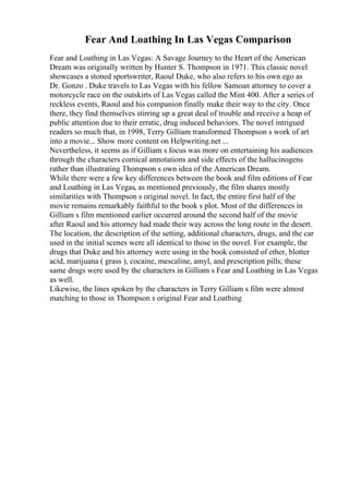 Loathing Examples Persuasive Essay Components | PDF