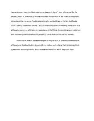 essay about japan country