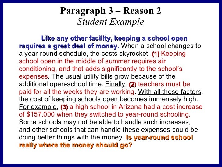 example of paragraph and essay