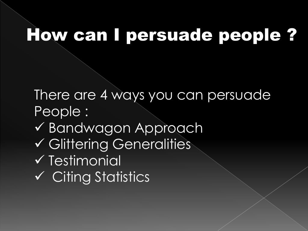 Persuasive messages in business