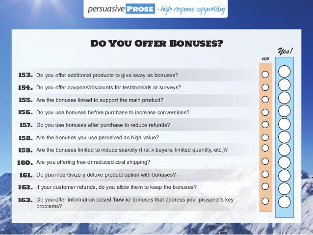 197 Questions to Higher Conversion Rates - Conversion Checklists