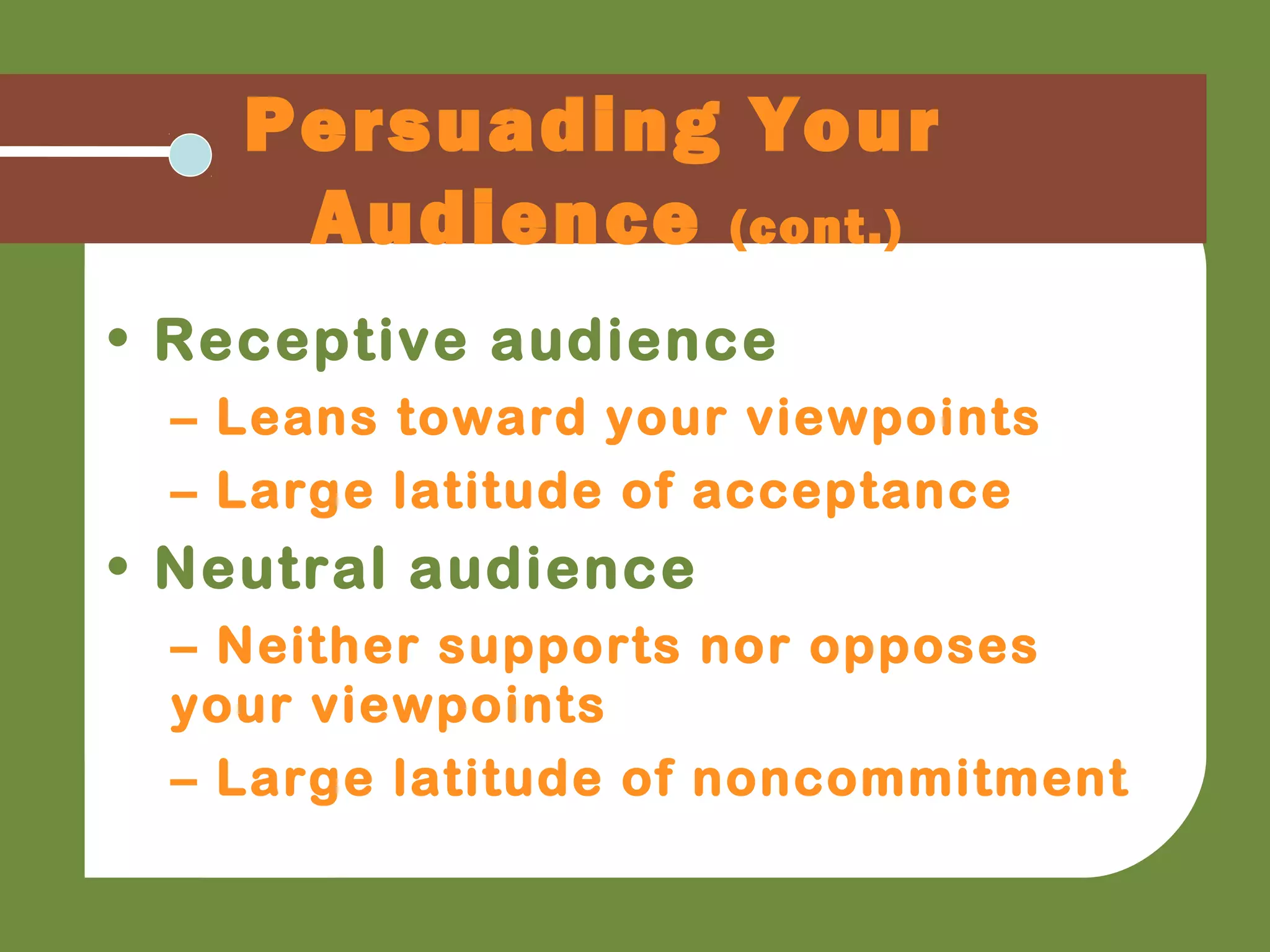 Persuasive speaking lecture | PPT