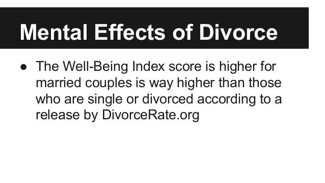 Persuasive essays on effects of divorce on children