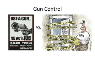 Gun Control


 VS.
 