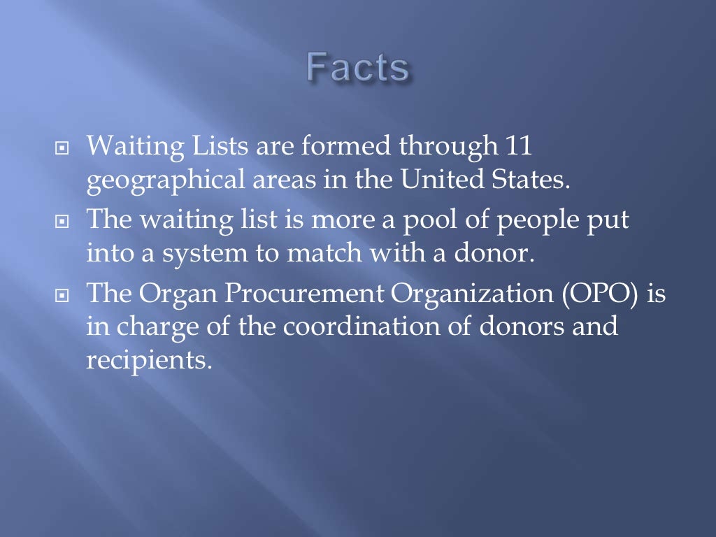 Organ donation statistics picture