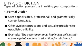 PERSUASIVE TEXT AND DICTION (1).pptxxxxxxxxxxxxxx | PPTX