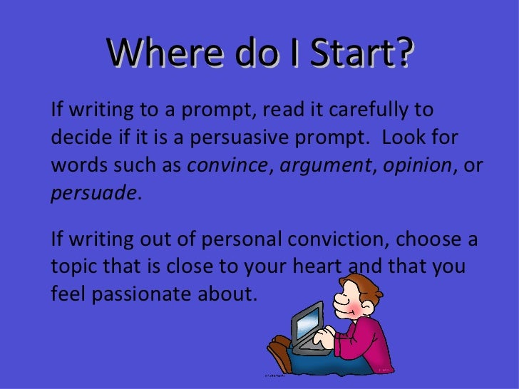 how to write a persuasive essay for 5th graders