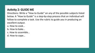 Mastering Informative Writing: Techniques, Structure, and Examples | PPTX