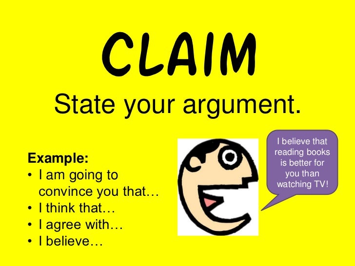 Features of argumentative essay