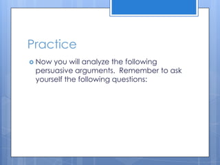 Persuasive Writing Lesson PowerPoint | PPTX