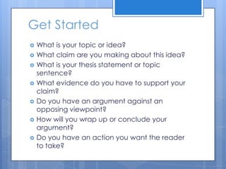 Persuasive Essay Powerpoint | PPTX