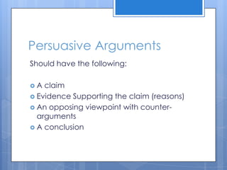 Persuasive Essay Powerpoint | PPTX