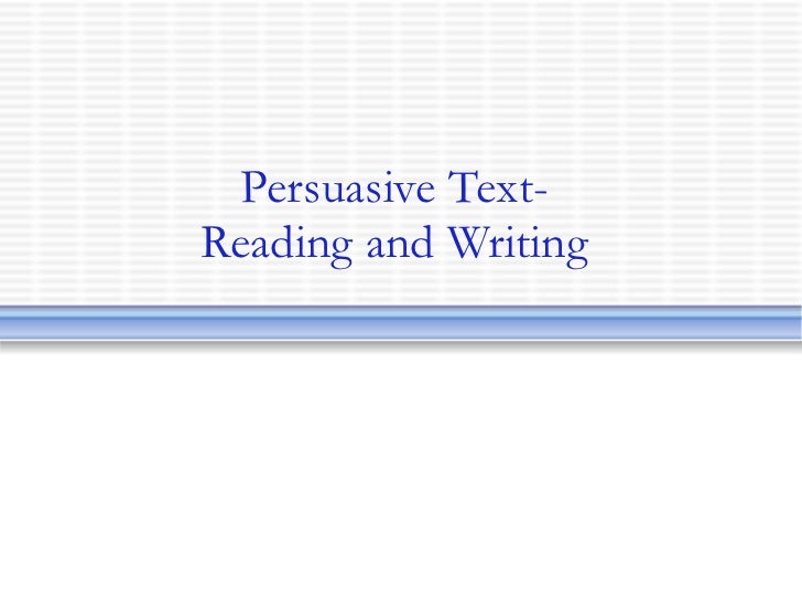 Writing a persuasive essay powerpoint quickly