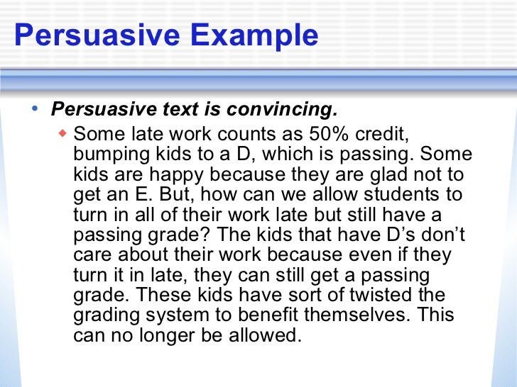 Persuasive essay ppt