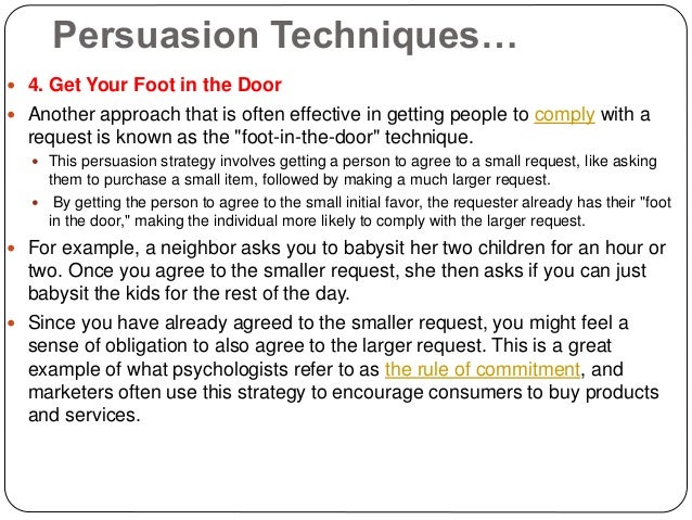 Persuation