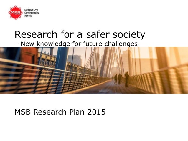 Per sundstrøm, msb. msb societal security strategy and research