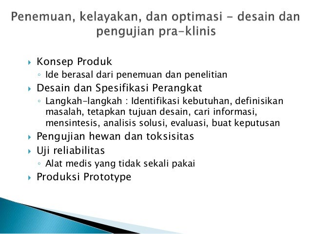 Persyaratan etika dalam pengembangan produk biomedis