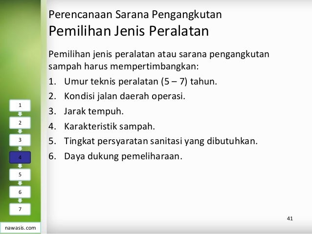 Persyaratan Teknis Pengumpulan Pemindahan Dan Pengangkutan Sampah