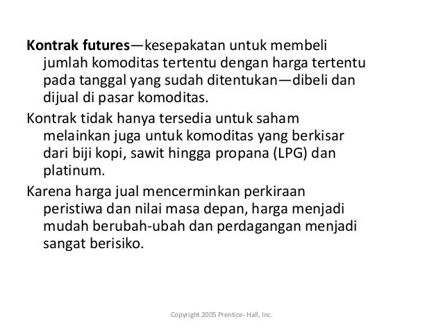 Opsi perdagangan saham masa depan
