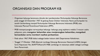 Manfaat Program Kb PERKEMBANGAN KELUARGA BERENCANA DI INDONESIA | PDF