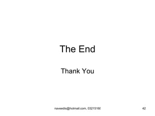 The End Thank You 