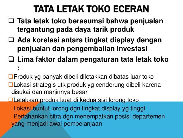 Pert V Perencanaan Tata Letak