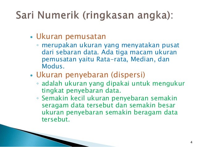 Pert 02 statistik deskriptif 2013