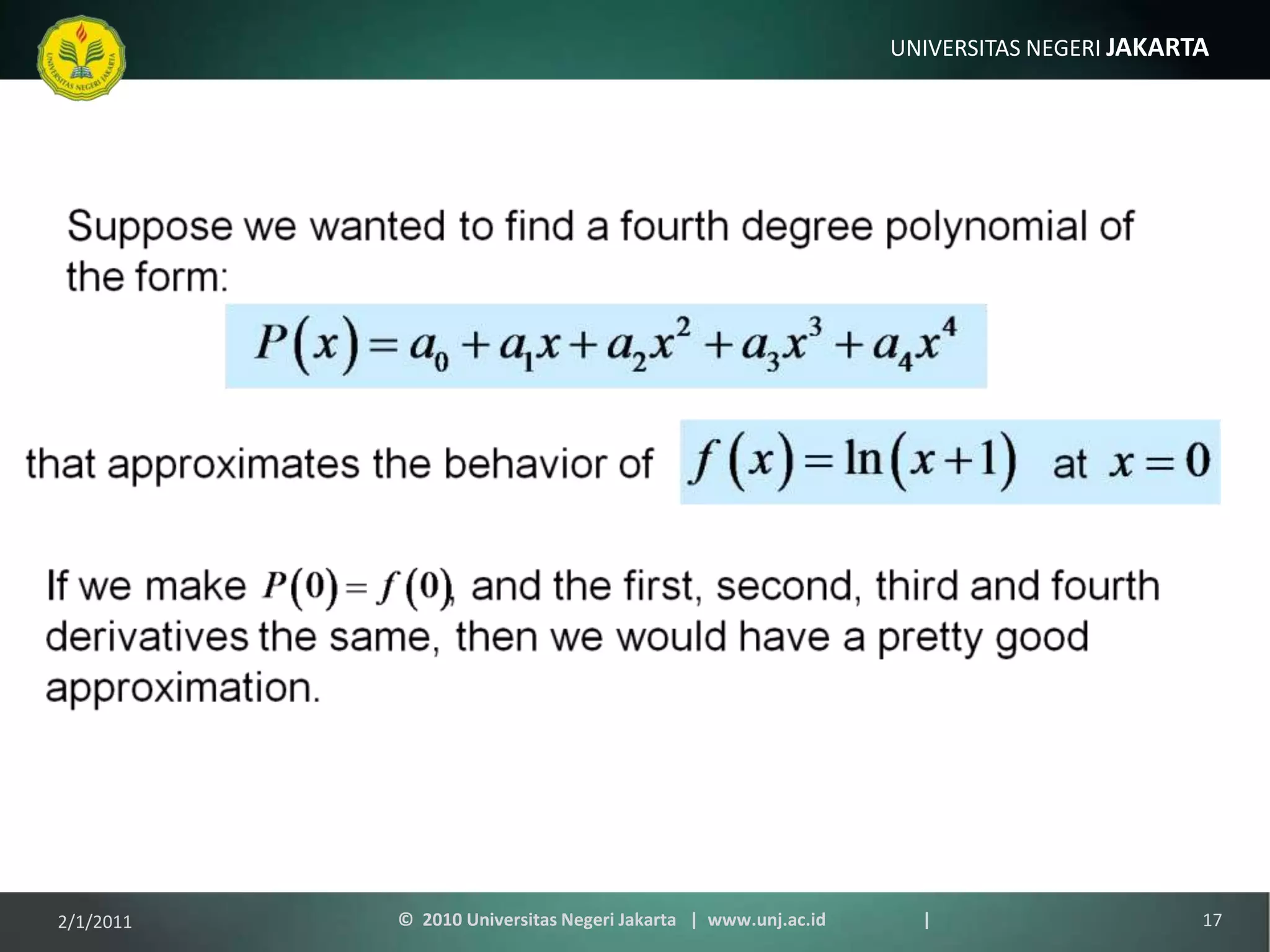 1/9/201117©  2010 Universitas Negeri Jakarta   |  www.unj.ac.id                      |