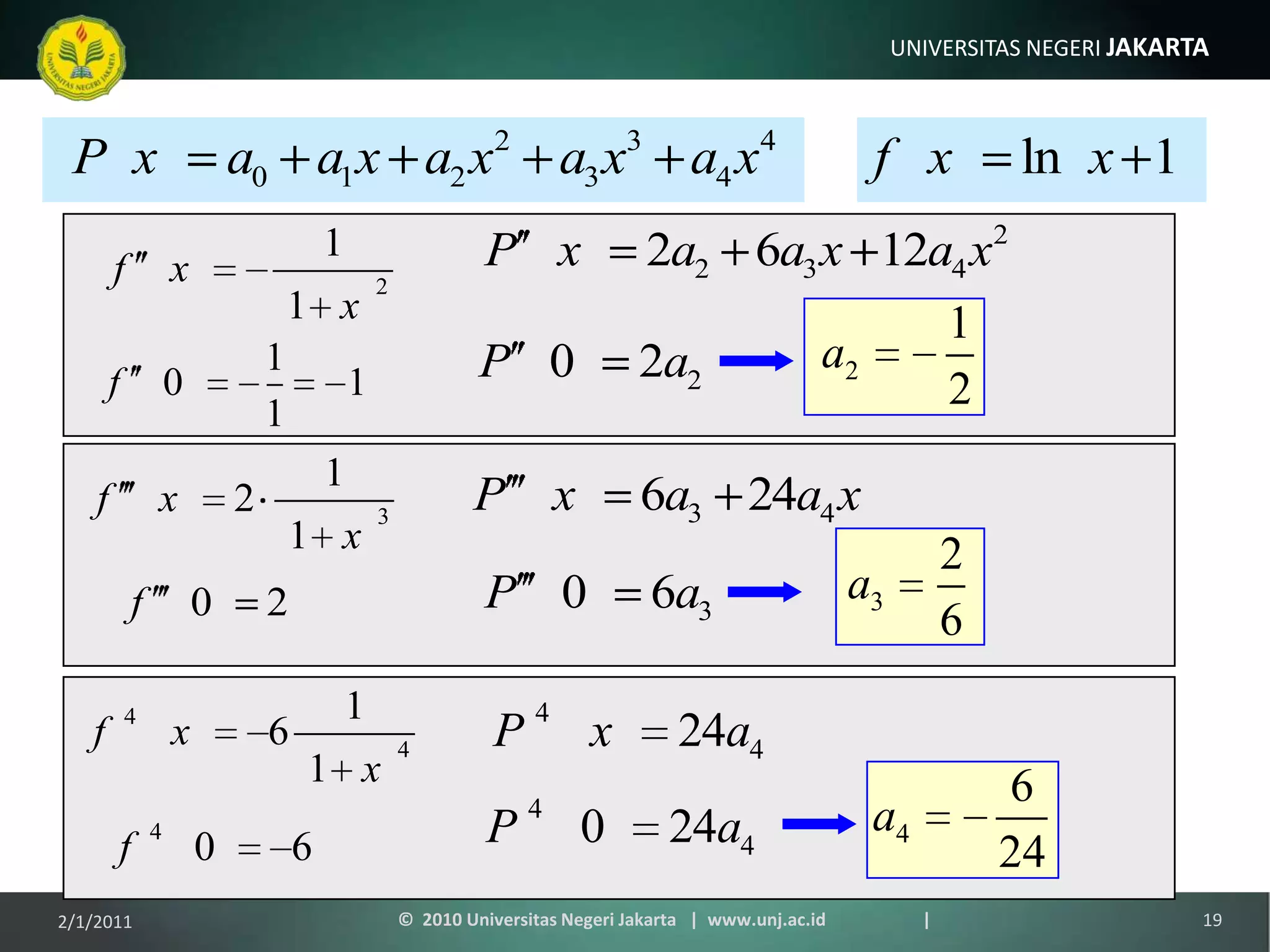 1/9/201119©  2010 Universitas Negeri Jakarta   |  www.unj.ac.id                      |