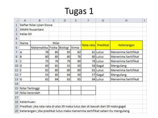 Tugas 1

 