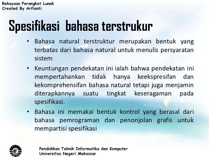 Persyaratan sistem dan dokumen perangkat lunak