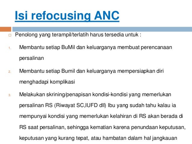 Konsep dasar asuhan kebidanan