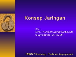 Konsep Jaringan 
By : 
Drs.Tri Aulat Junarwoto, MT 
Supracihno. S.Pd, MT 
SMKN 7 Semarang – Tiada hari tanpa prestasi 
 