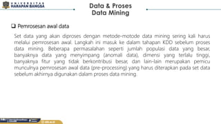 Pertemuan 2 MK Data Mining - Data untuk Data Mining | PDF