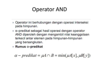 Operator AND
 