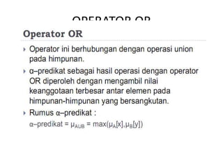 OPERATOR OR
 