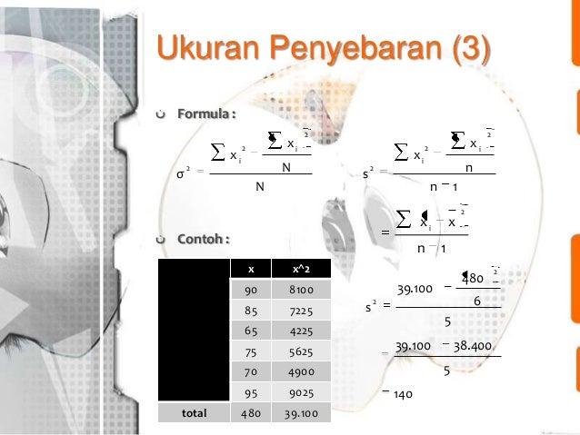 Pert 3&4 ukuran pemusatan- penyebaran