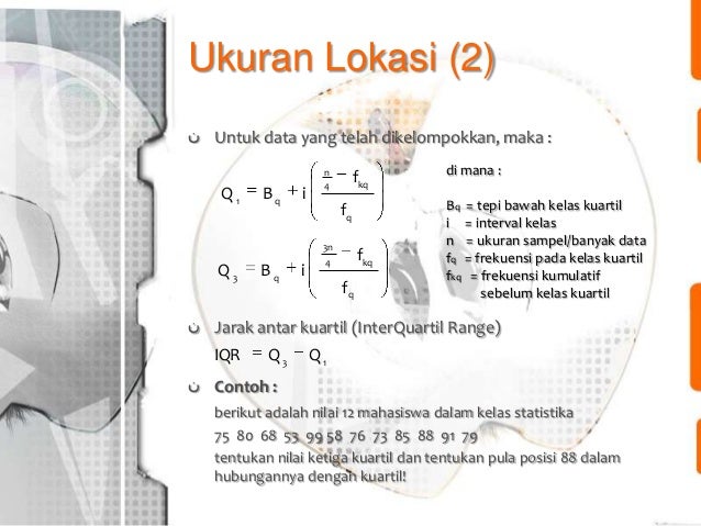 Pert 3&4 ukuran pemusatan- penyebaran