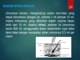 Pabal Injeksi teori Sediaan Injeksi yang steril dan macam macamnya | PDF
