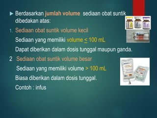 teori Sediaan Injeksi yang steril dan macam macamnya | PDF