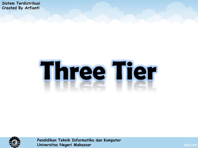 Arsitektur client server | PPTX