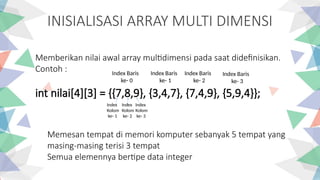 Pert 7 Array Multidimensi bagian dari struktur data.pptx