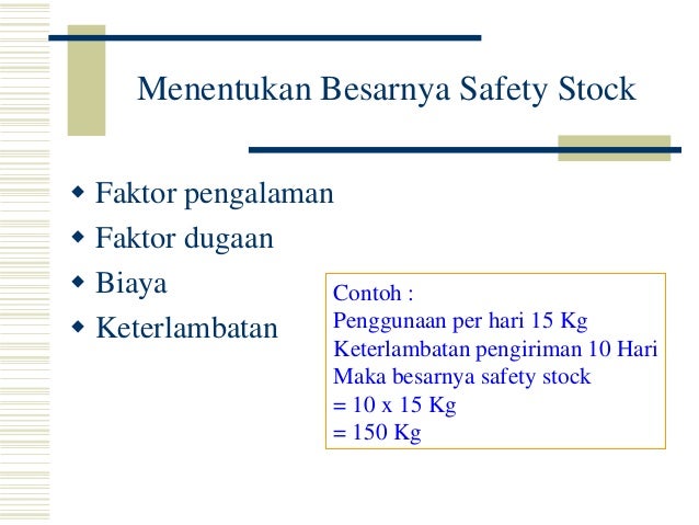 Manajemen Persediaan