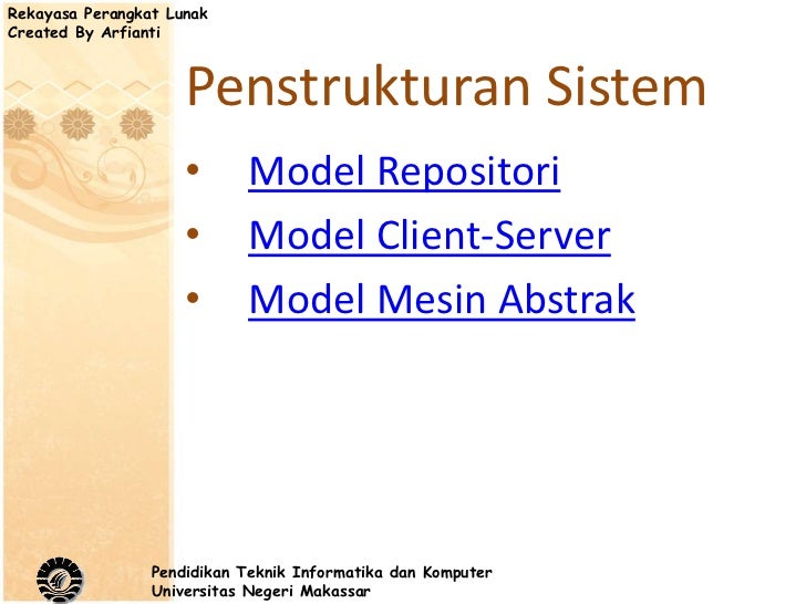 Perancangan arsitektural