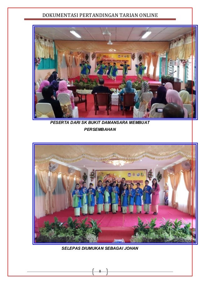 Pertandingan tarian sekolah s ungai petani
