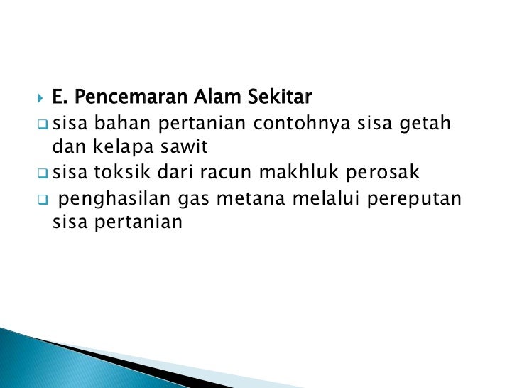 Pertanian di malaysia