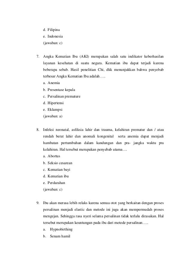 Soal Dan Jawaban Cedera Kepala Peranti Guru